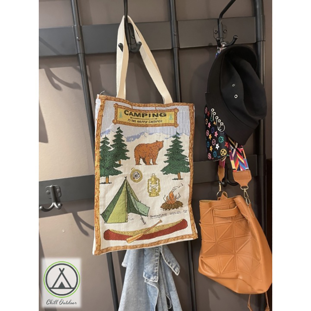 露營風購物袋－(2款)