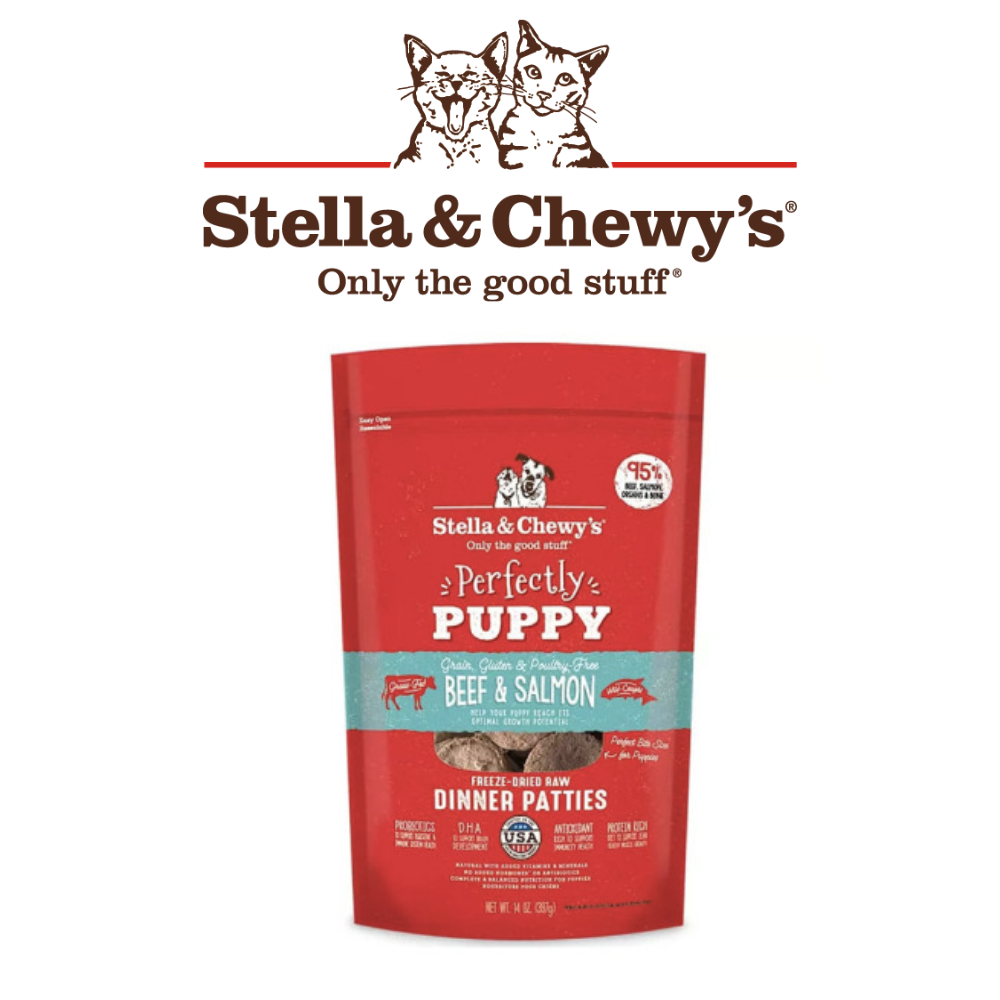 Stella & Chewy's - 幼犬系列 - 牛肉及三文魚配方 (5.5oz/14oz)