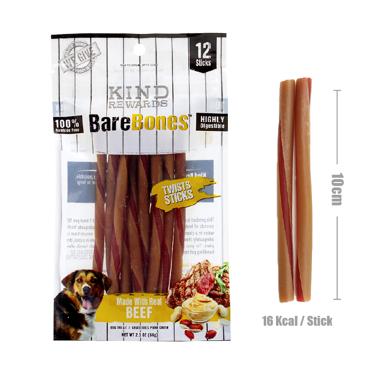 KIND REWARDS 賞寵|花生醬牛肉扭扭潔齒棒12支裝 (KR-6178)
