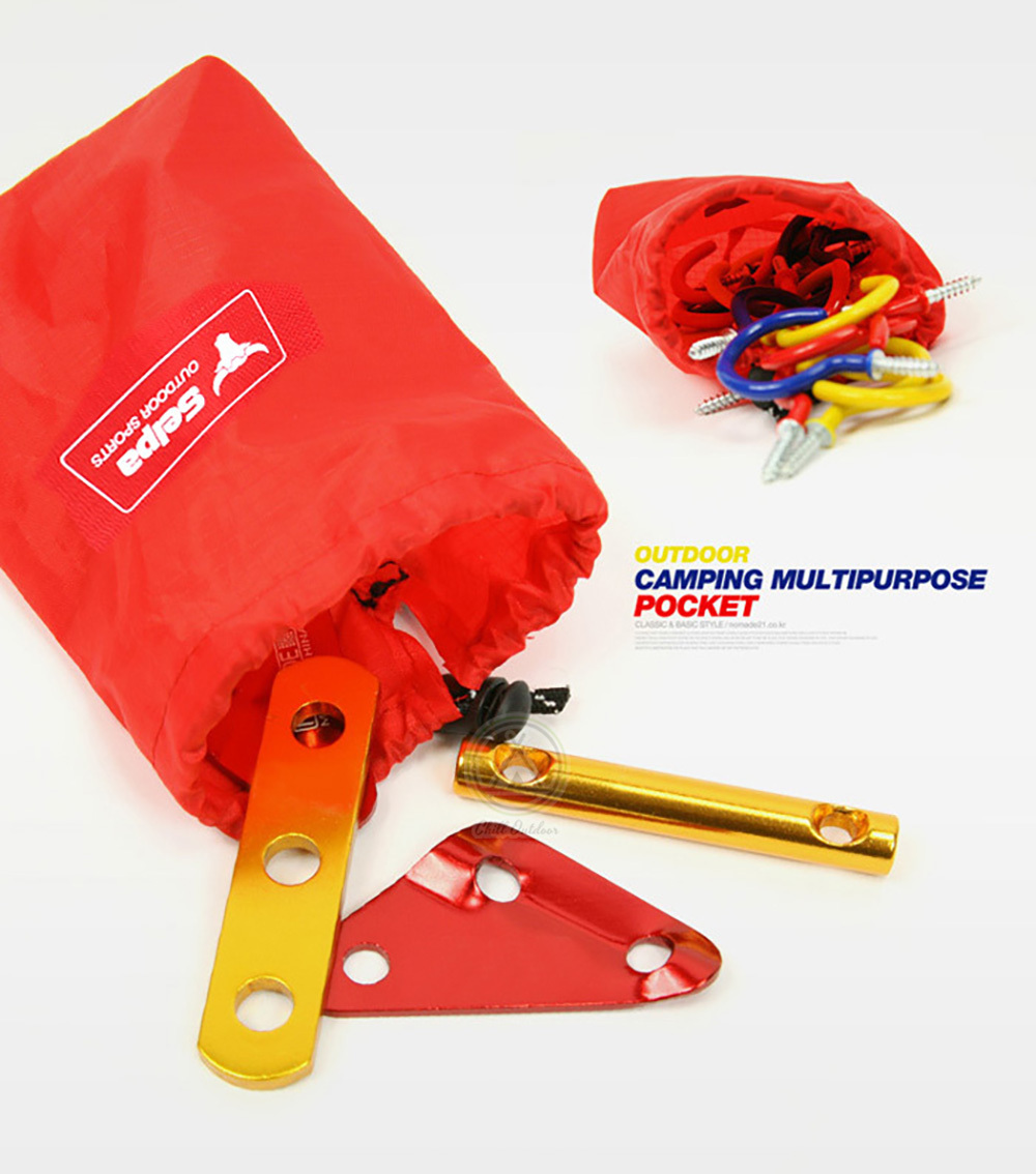 紅色小零件收納袋