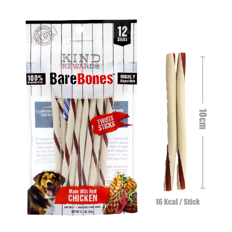 KIND REWARDS賞寵|雞肉牛肉扭扭潔齒棒12支裝 (KR-6192)