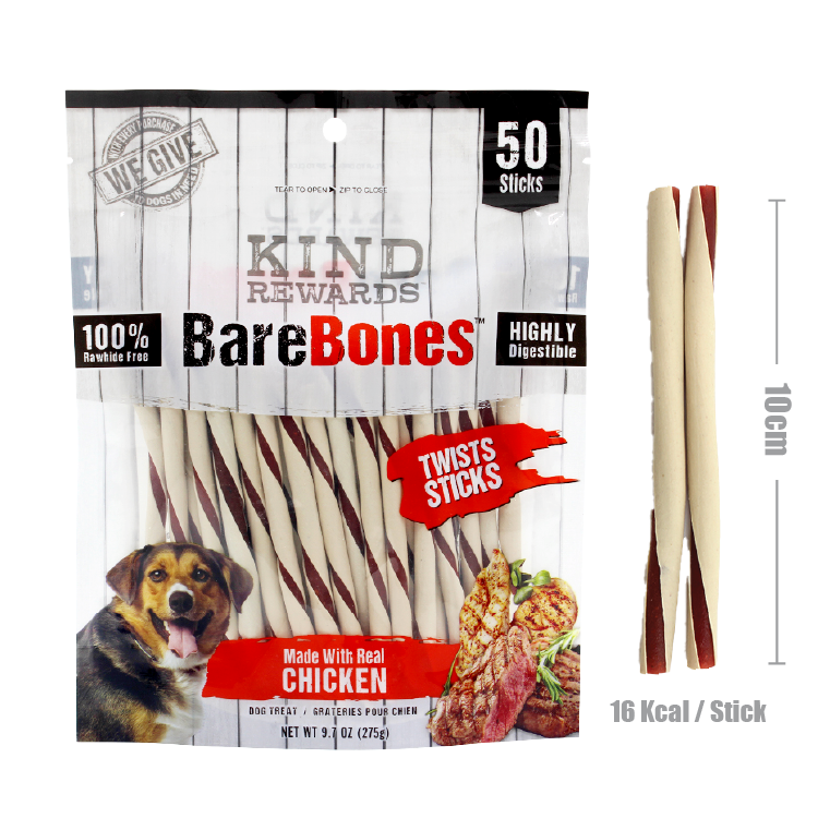 KIND REWARDS 賞寵|雞肉牛肉扭扭潔齒棒50支裝 (KR-6369)