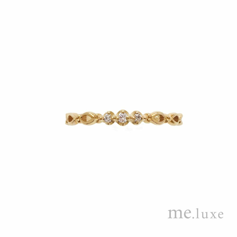 【me.luxe】K10黃K2分鑽戒