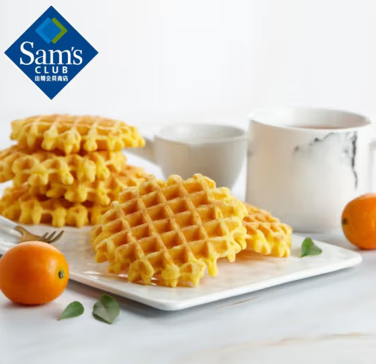 Member's Mark 黃油華夫餅(烘烤類糕點) 32枚(1.02kg) *1箱