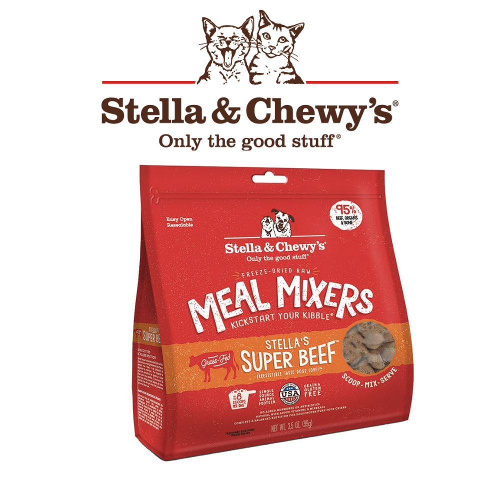 Stella & Chewy's - 美國凍乾狗用乾糧伴侶 - 牛魔王(牛肉配方)(3.5oz/8oz/18oz/35oz)
