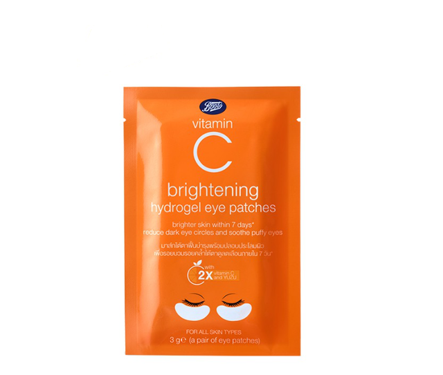 泰國 Boots 維他命C護膚系列 美白明亮水凝膠眼膜(一對)