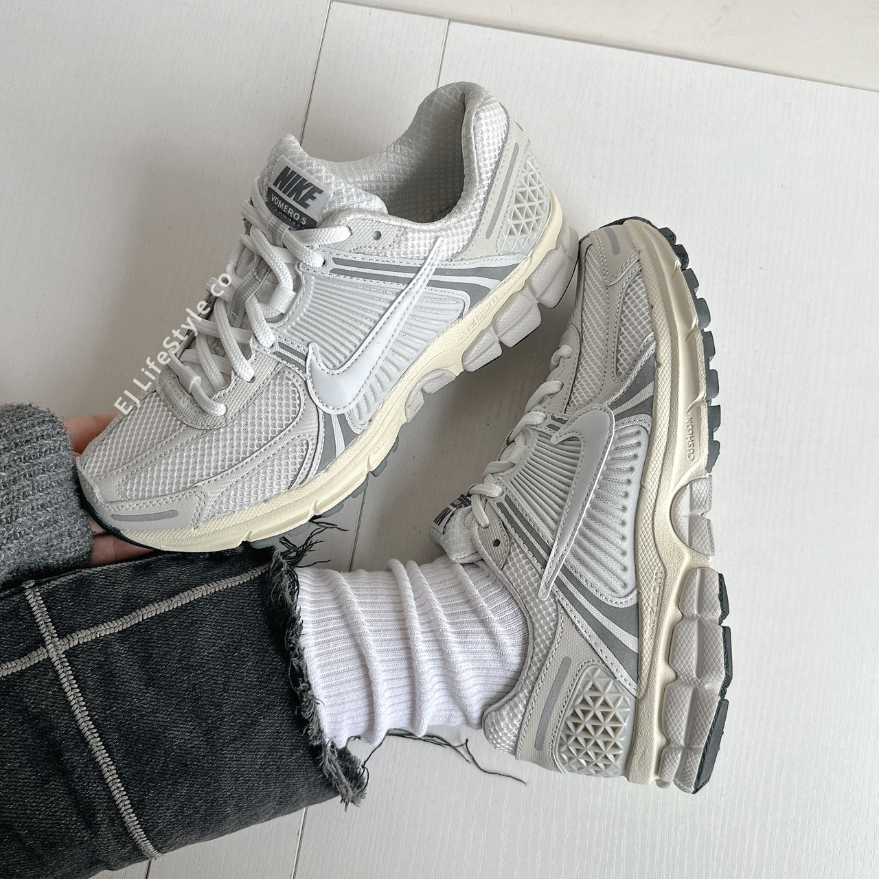 NIKE ZOOM VOMERO 5 奶油灰 淺灰 柔灰 奶油底 復古 Y2K 男鞋 HF0731-007 / 預購