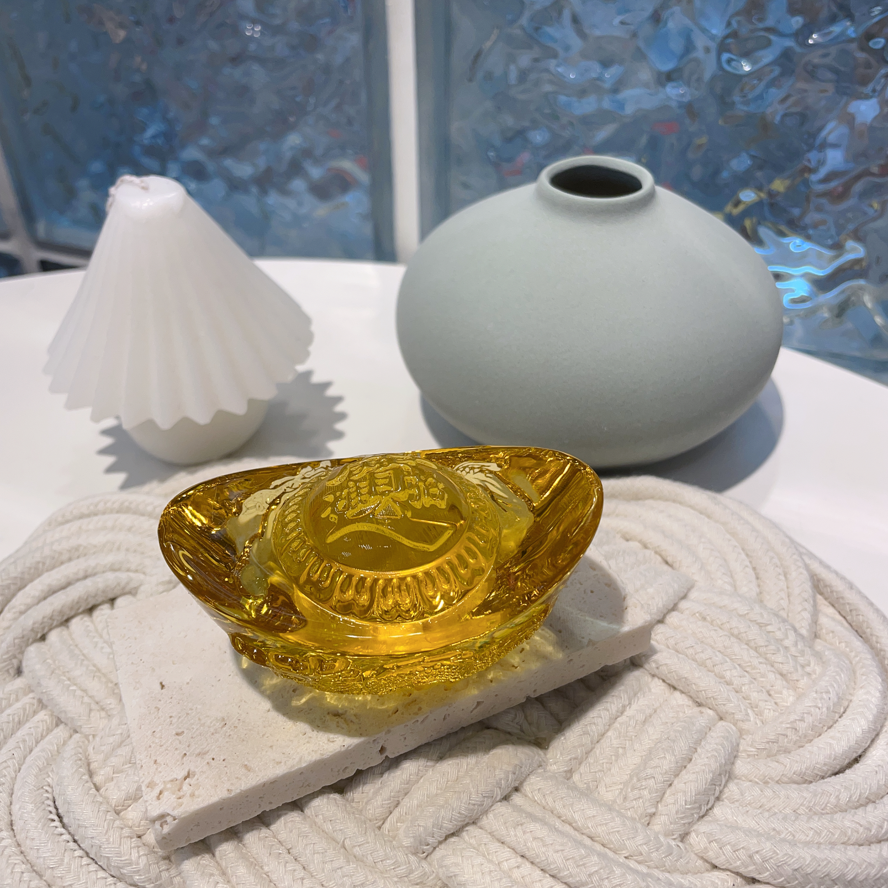 大元寶琉璃擺件