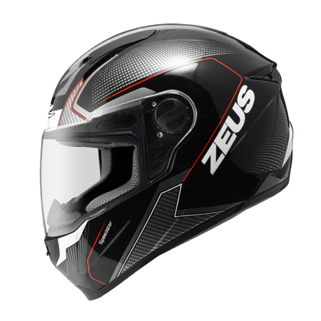 ZEUS 瑞獅 ZS811 AL6 珍珠黑/白紅｜zeus helmets 全罩式安全帽 全罩頭盔 全罩式