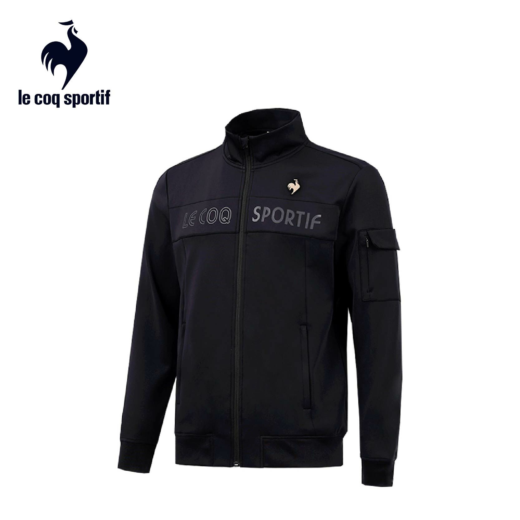 LE COQ SPORTIF 法國公雞 黑色休閒經典針織夾克 (2色) 男款 12MX61361