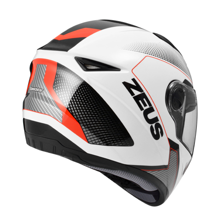 ZEUS 瑞獅 ZS811 AL6 白/黑紅｜zeus helmets 全罩式安全帽 全罩頭盔 全罩式