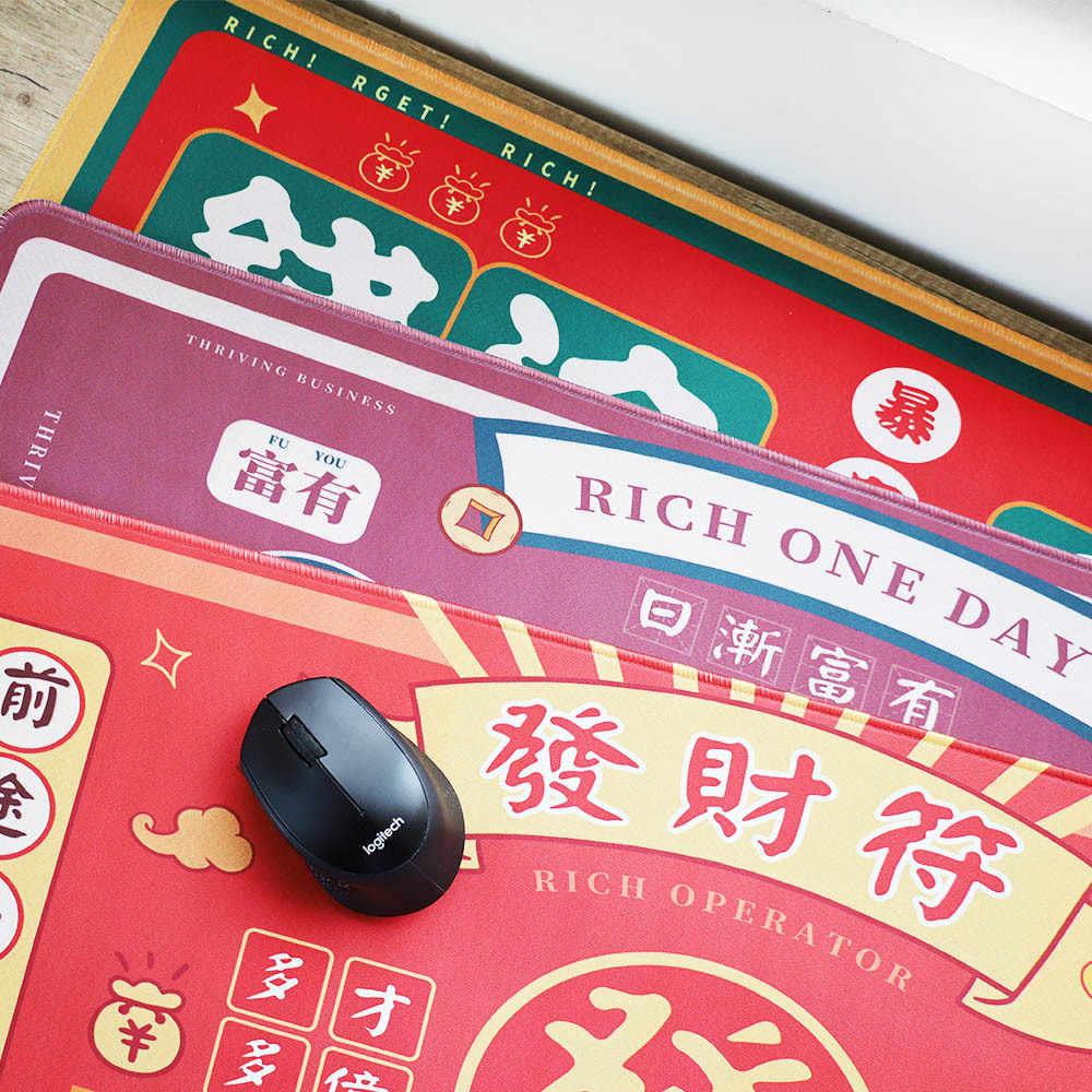 O'Pretty 歐沛媞 大滑鼠墊(80X30X0.4cm)-多款可選