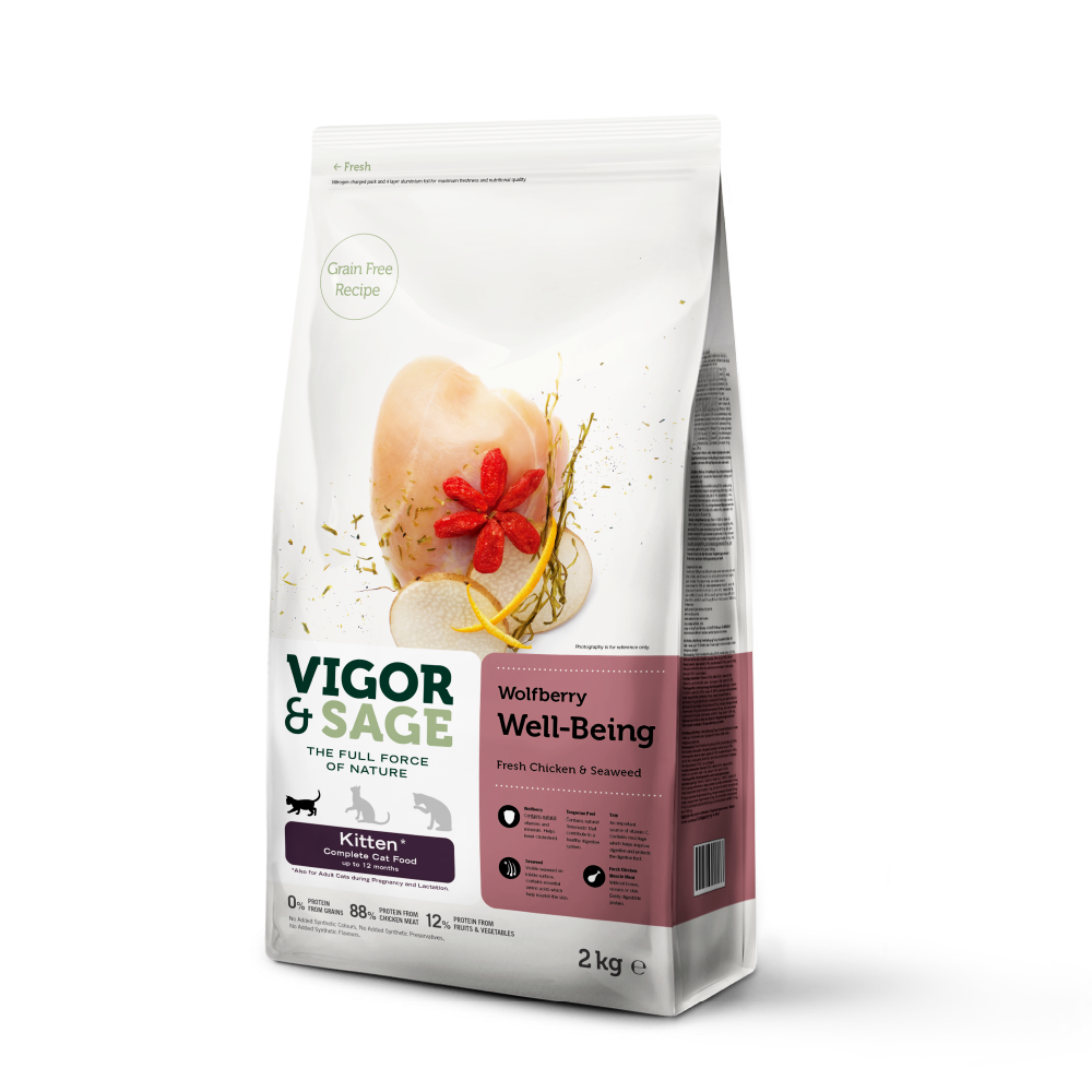 Vigor & Sage® | 枸杞助長幼貓糧 2kg