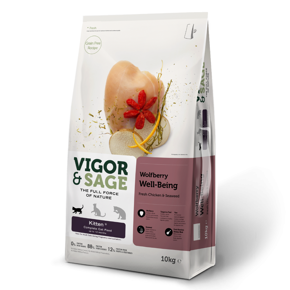Vigor & Sage® |枸杞助長幼貓糧 10kg
