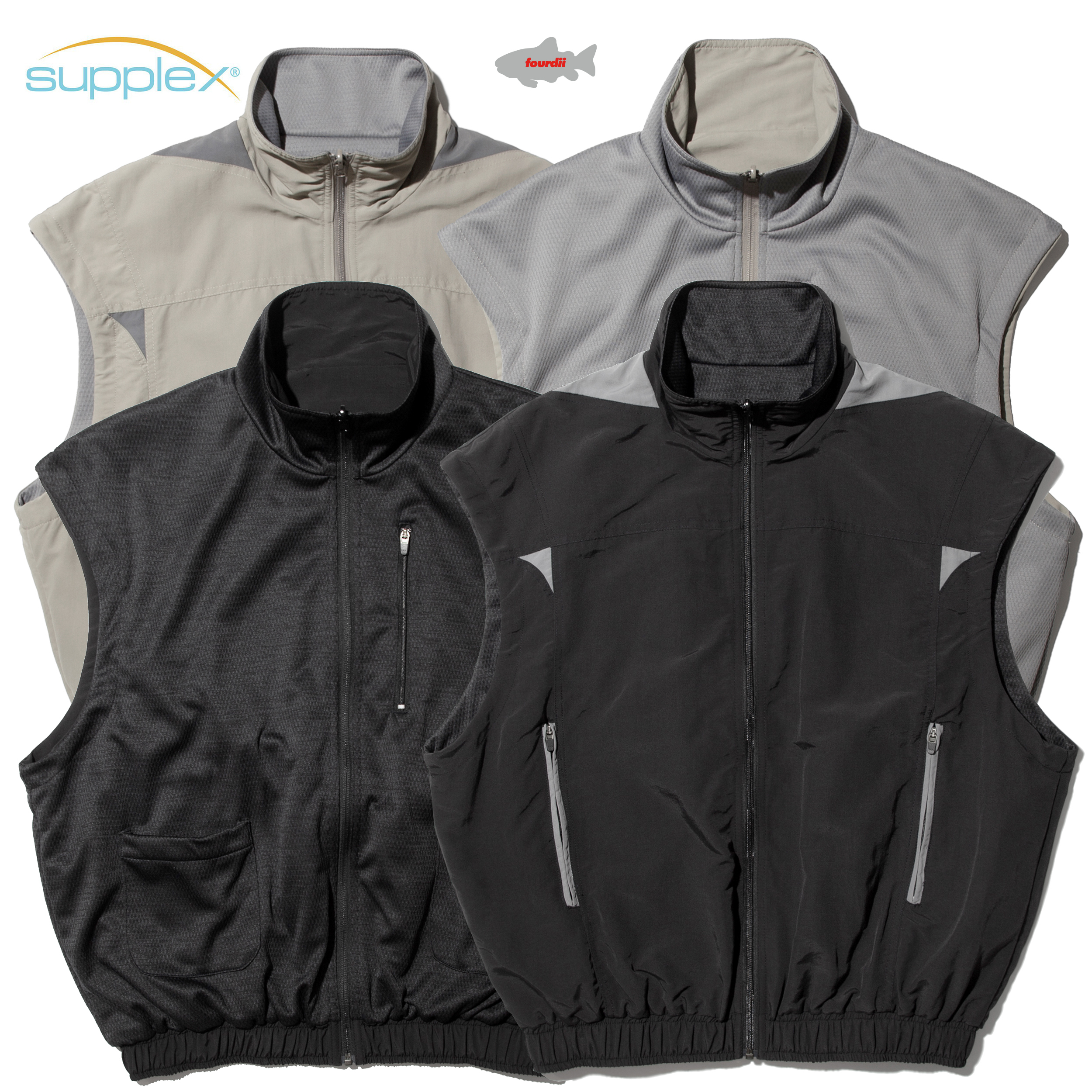 4D x AGILITY / SE Reversible Vest 雙面穿 鋪棉背心 [AG-S2]