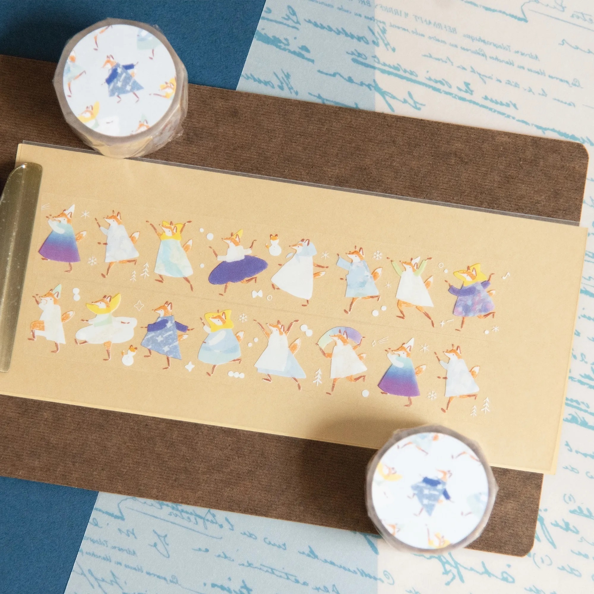 你好工作室．北國小夜曲 Snowy Sernade 3cm霧面PET膠帶 整捲