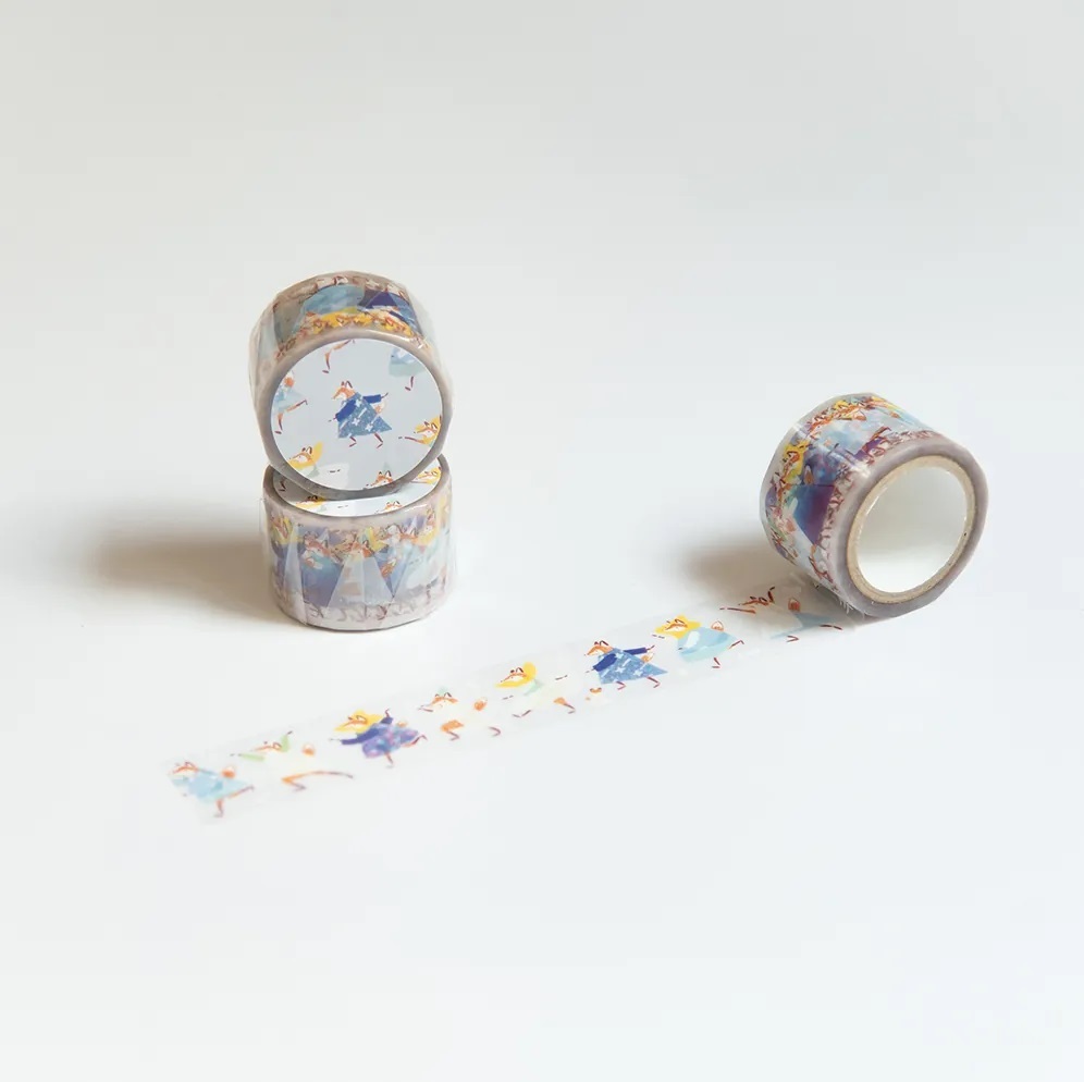 你好工作室．北國小夜曲 Snowy Sernade 3cm霧面PET膠帶 整捲