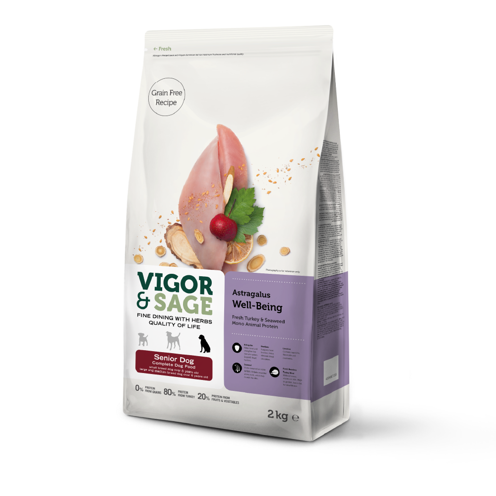 Vigor & Sage® |黃芪抗衰老犬糧 2kg