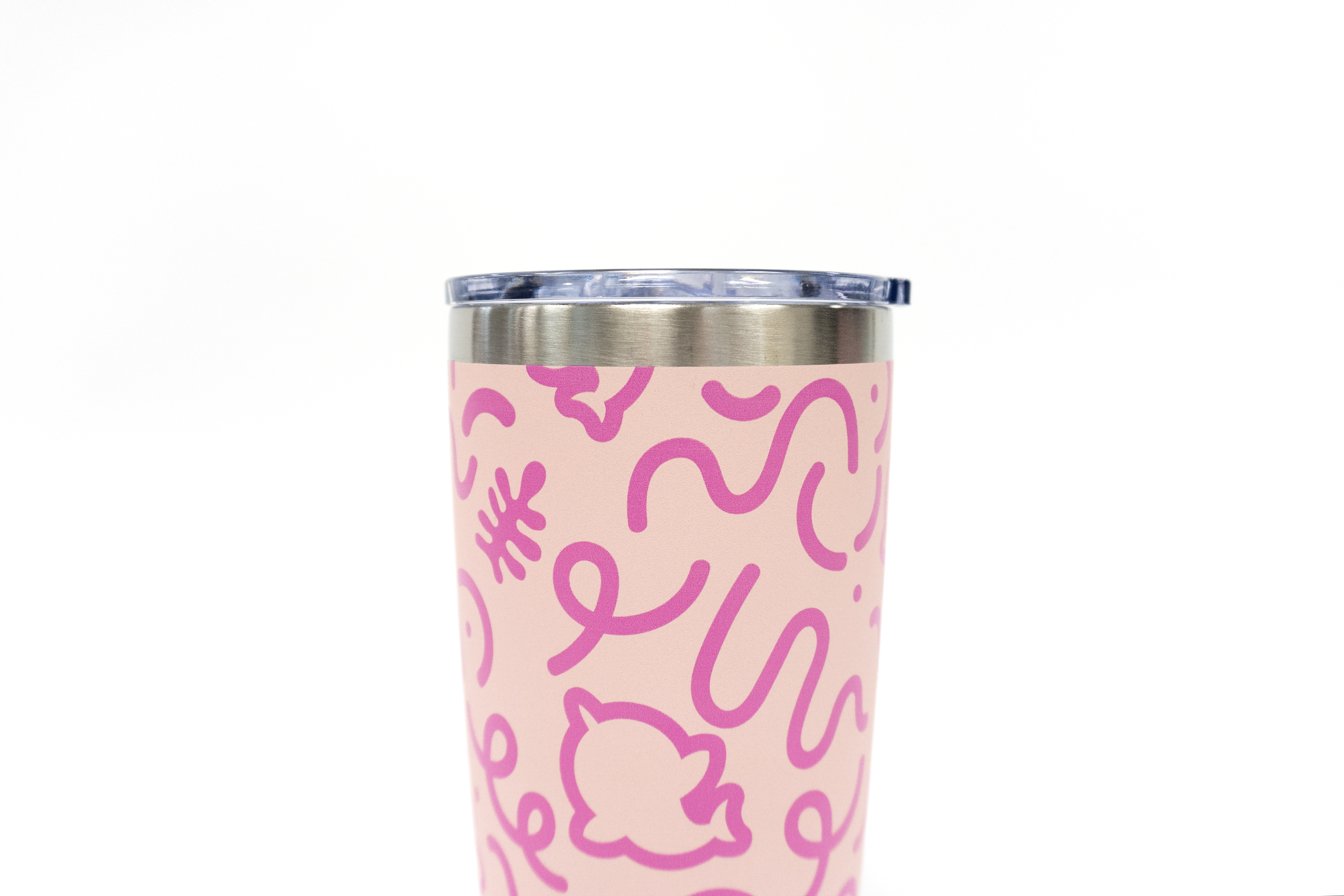 Baby Shark - 鯊魚寶寶 - 保温咖啡杯(粉色款)