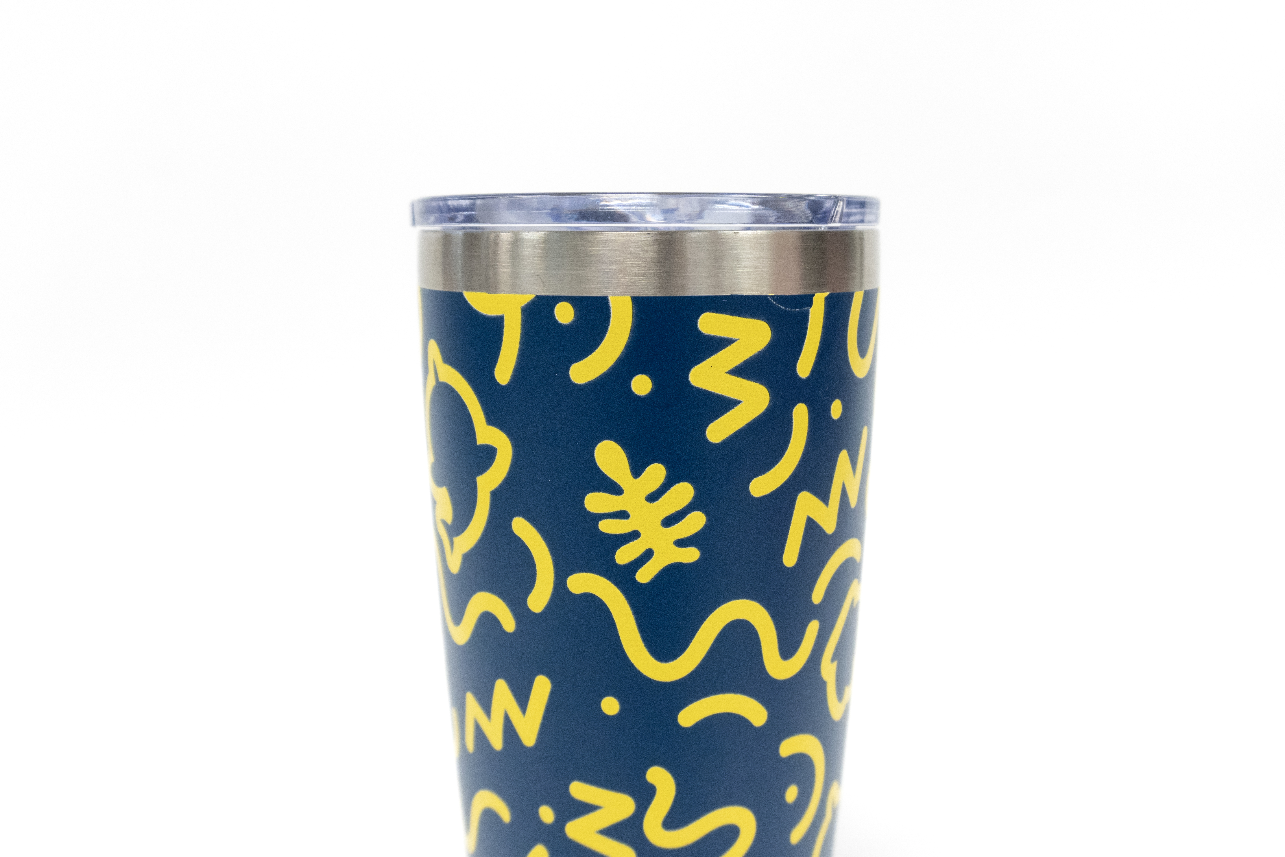 Baby Shark - 鯊魚寶寶 - 保温咖啡杯(黃藍款)