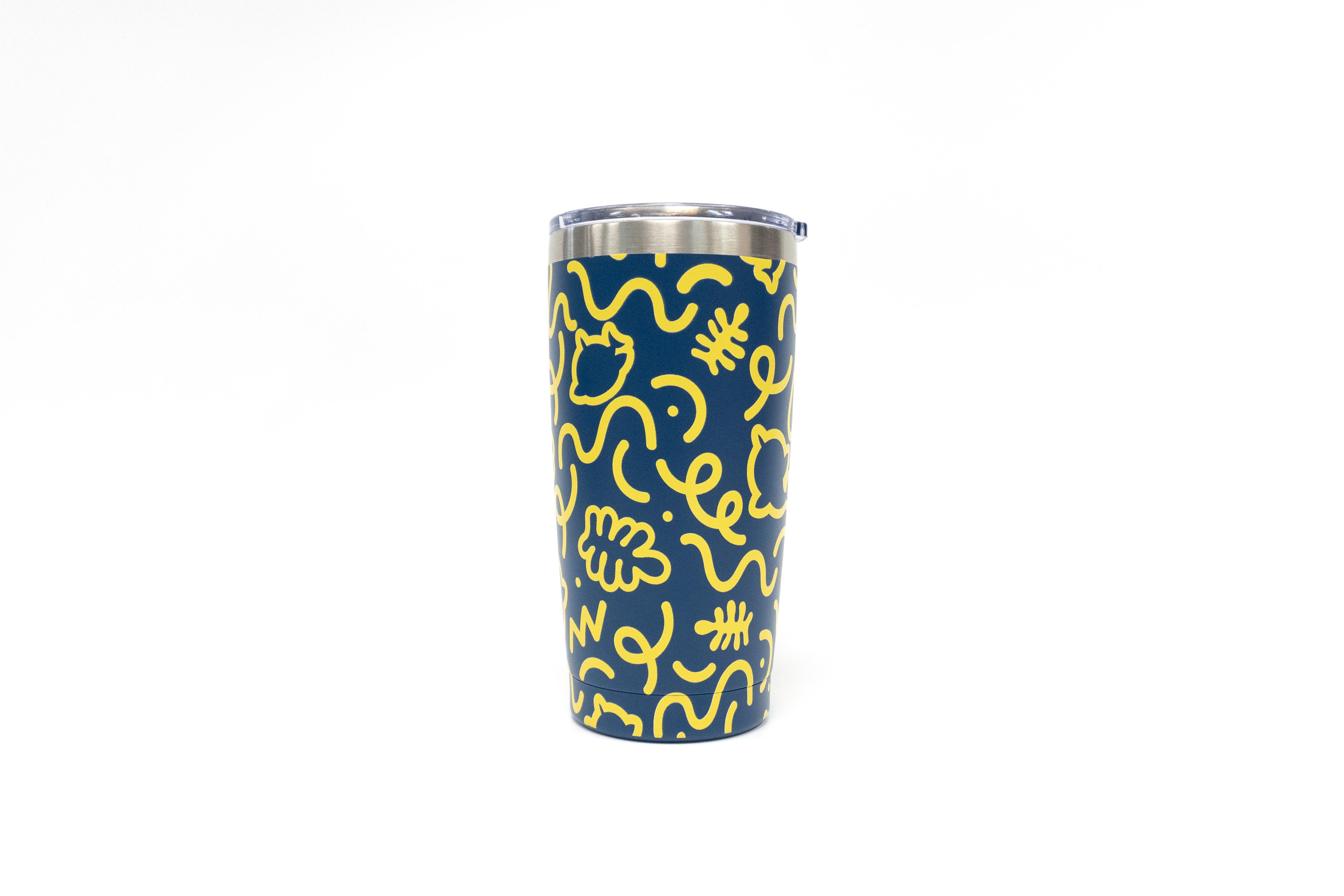 Baby Shark - 鯊魚寶寶 - 保温咖啡杯(黃藍款)