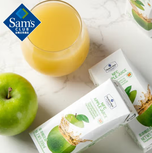 Member's Mark西班牙蘋果汁6L(200ml*30)*1箱