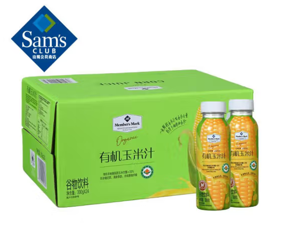 Member's Mark 有機玉米汁(穀物飲料) 300g*24支