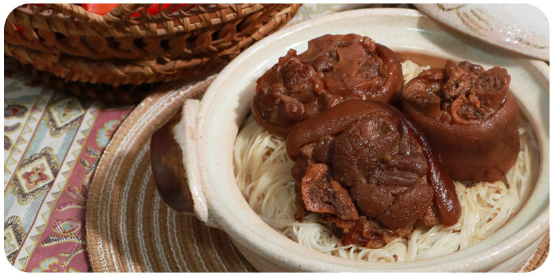 上智關廟麵 - 推薦食譜 - 滷豬腳麵線