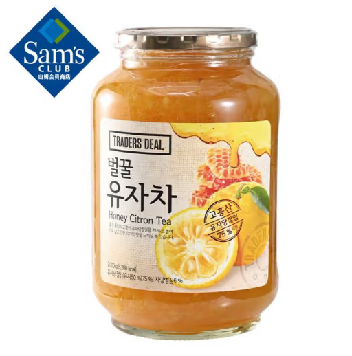Sam's TRADERS DEAL 韓國進口 蜂蜜柚子茶 2kg*1罐