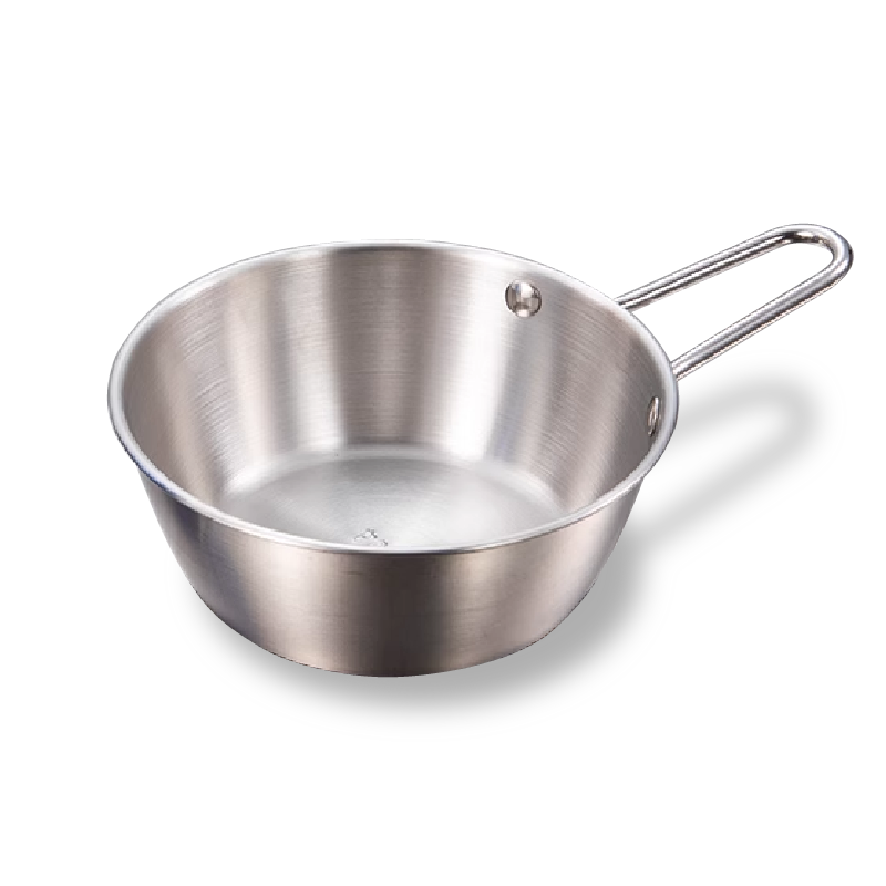 (厚)304不銹鋼帶把湯碗 400ml 好收納/鍋具/環保餐具/登山/露營 51CTB3044