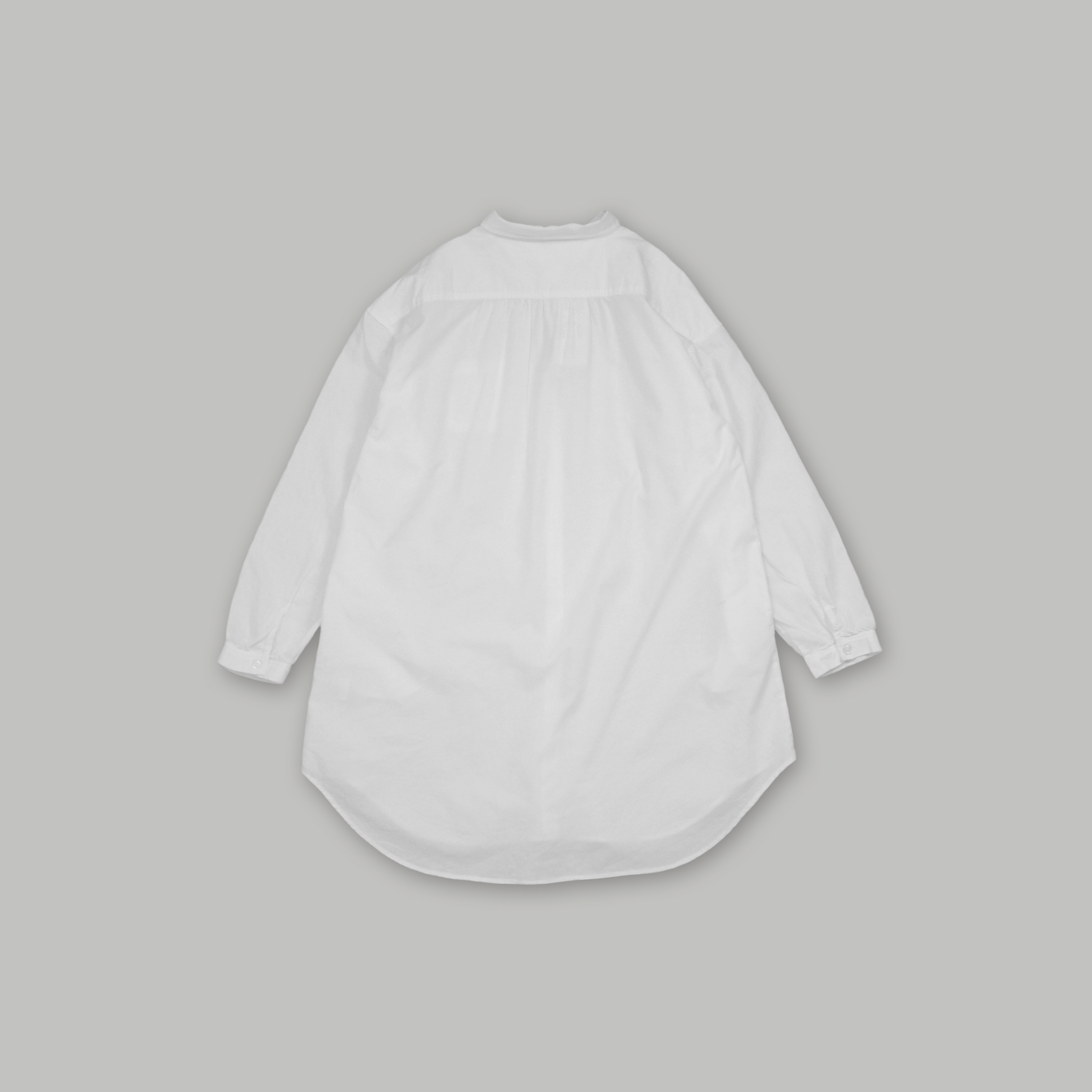 J.P.L. 尖領口袋牛津紡弧形長襯衫