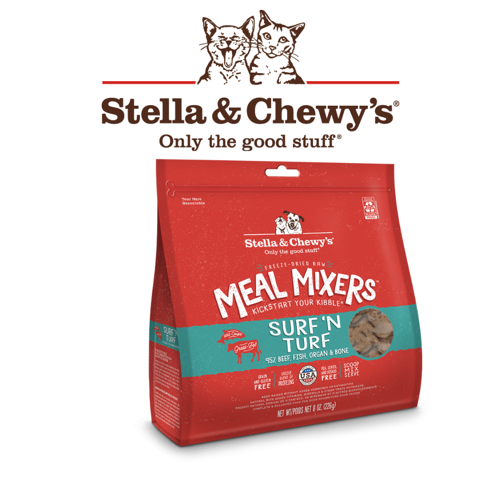 Stella & Chewy's - 乾糧伴侶-海陸佳餚 (牛肉及三文魚肉配方) 狗乾糧  (3.5oz/18oz)