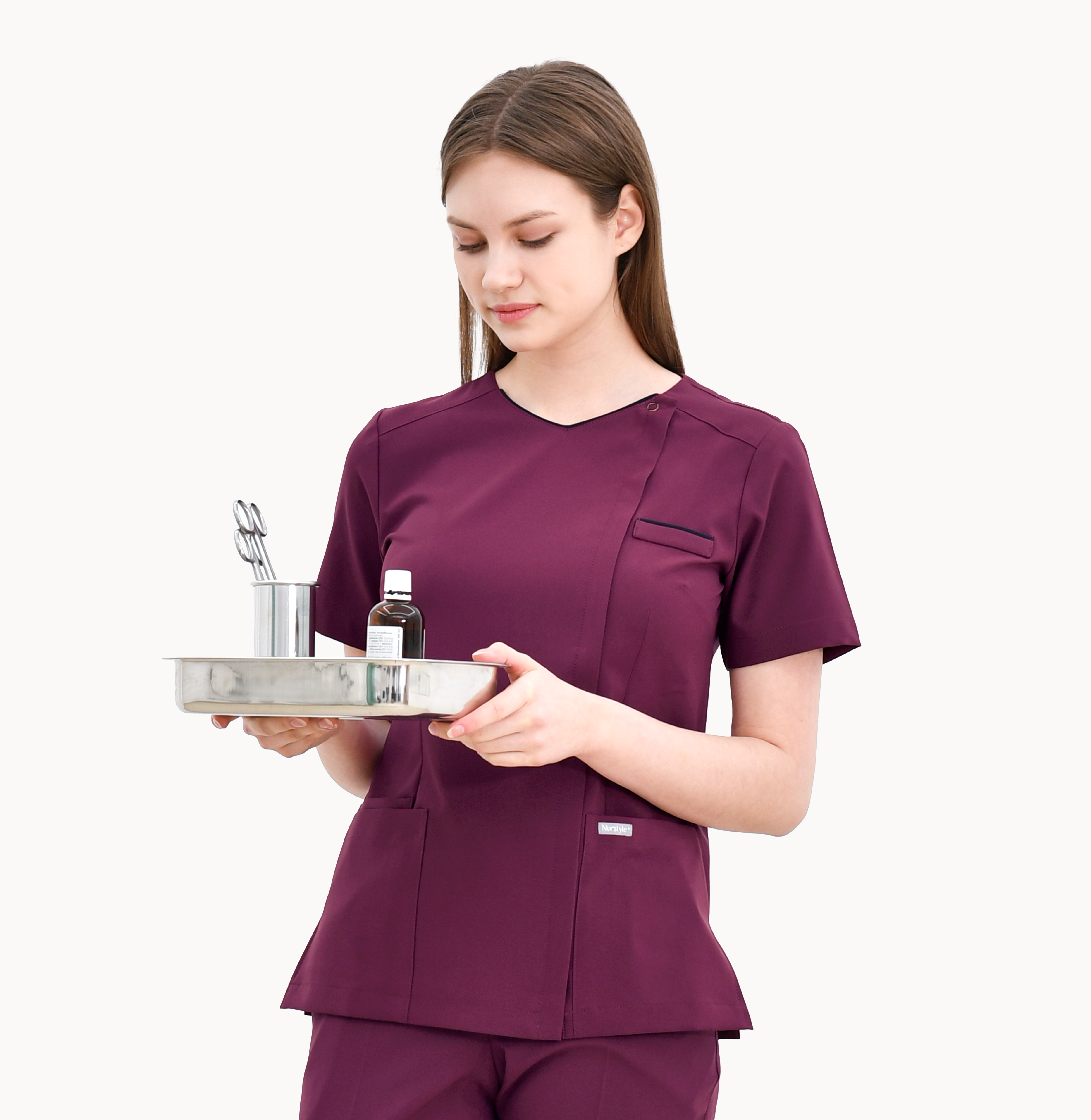 20816 EASYLIGHT 護士服 酒紅色