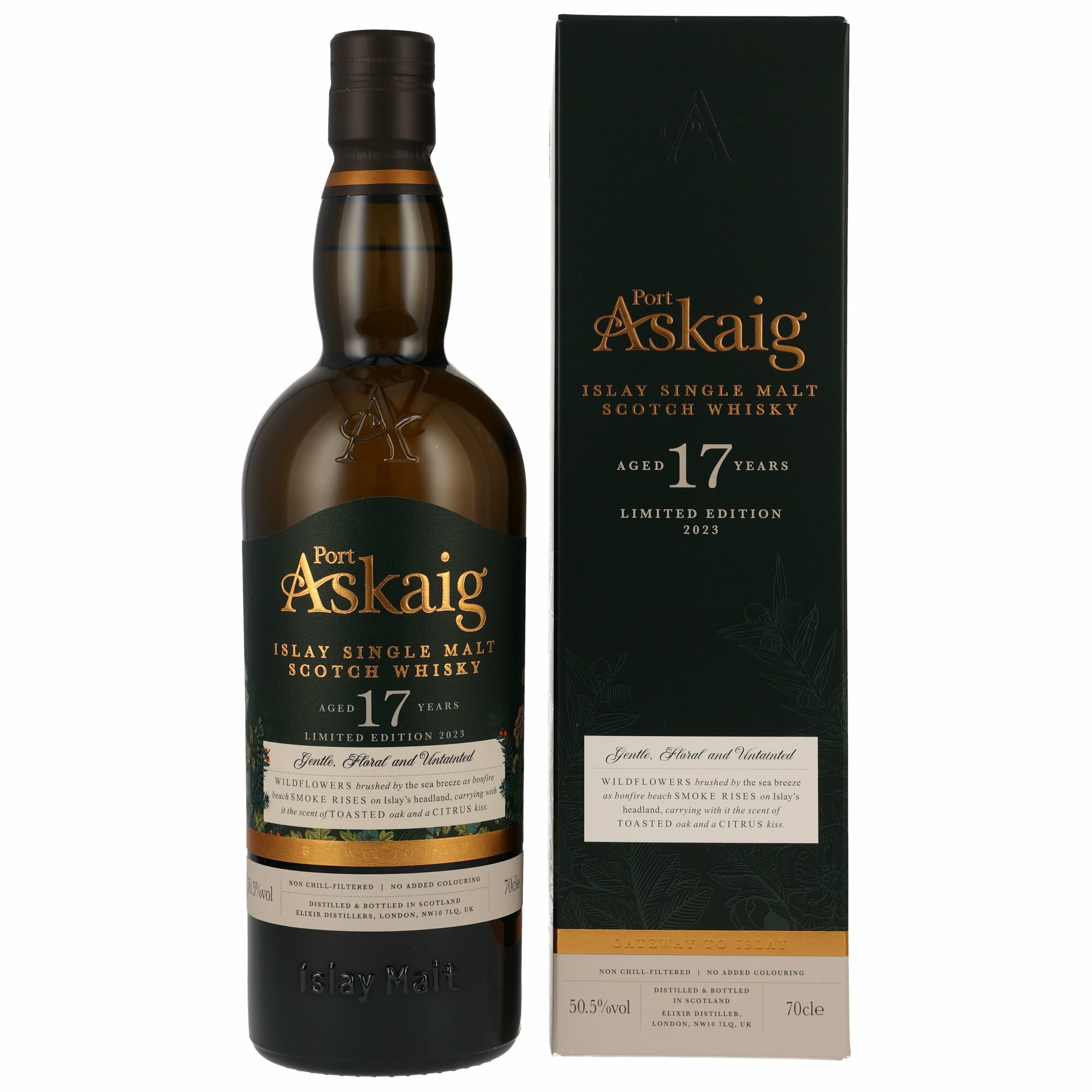 Port Askaig 17 Years Islay Single Malt Whisky (2023 Limited) 700mL