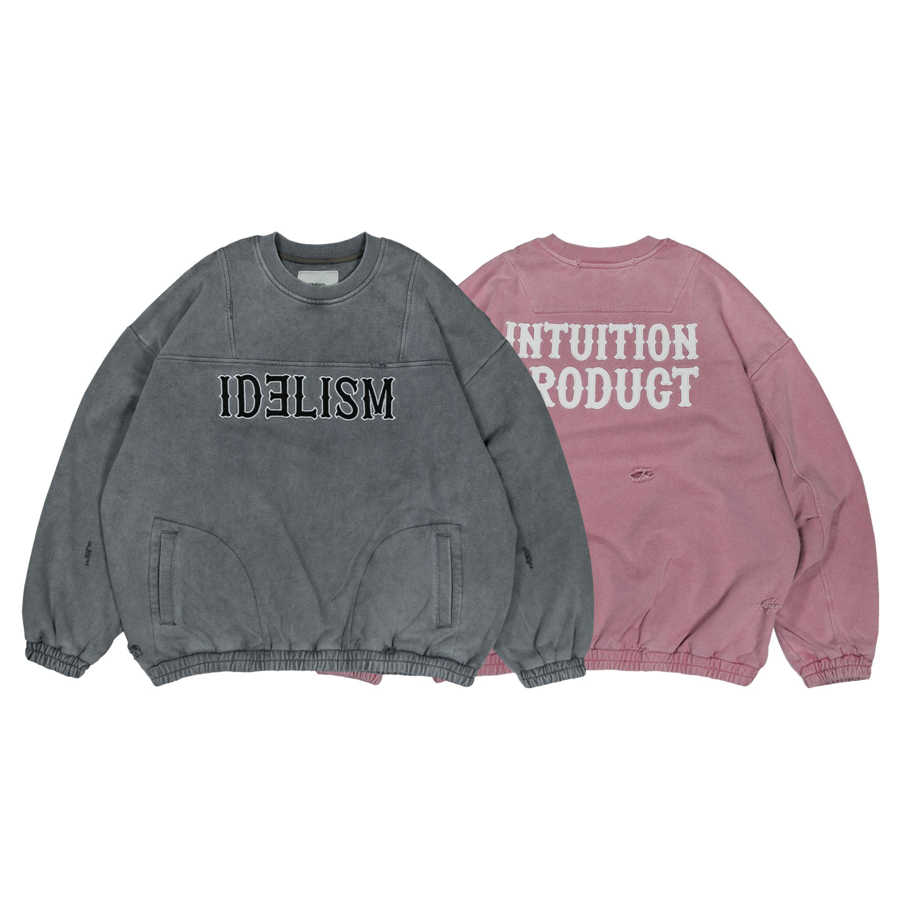 idealism / Washed Sweatshirt - ID23065