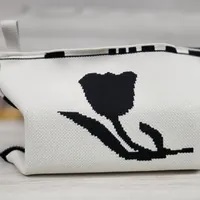 [S] RELUZZO ROSE KNITTED TISSUES BAG SMALL SIZE, SZZ305 (SZZ305)