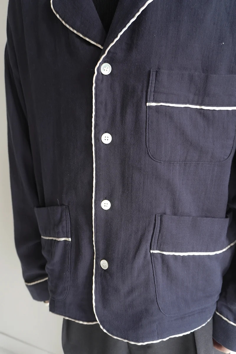 【ANCELLM】 DOUBLEGAUZE PAJAMA SHIRT ANCELLM / Doublegauze Pajama Shirt – Tree and Branch
