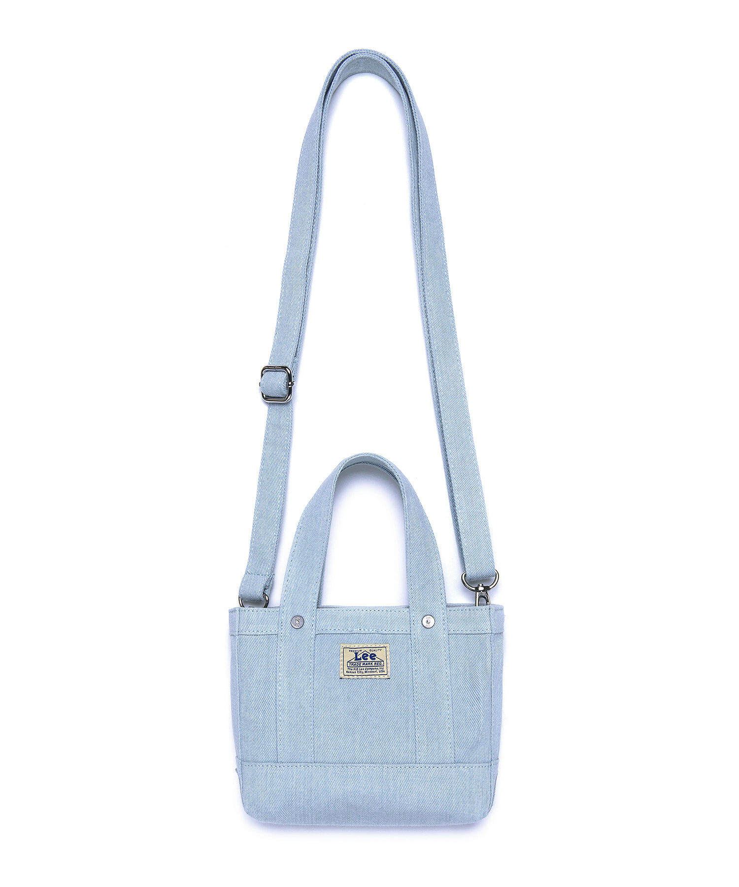【Lee】Cotton Mini Square Two-Way Bag 韓國代購> LEE COTTON MINI SQUARE TWO WAY BAG