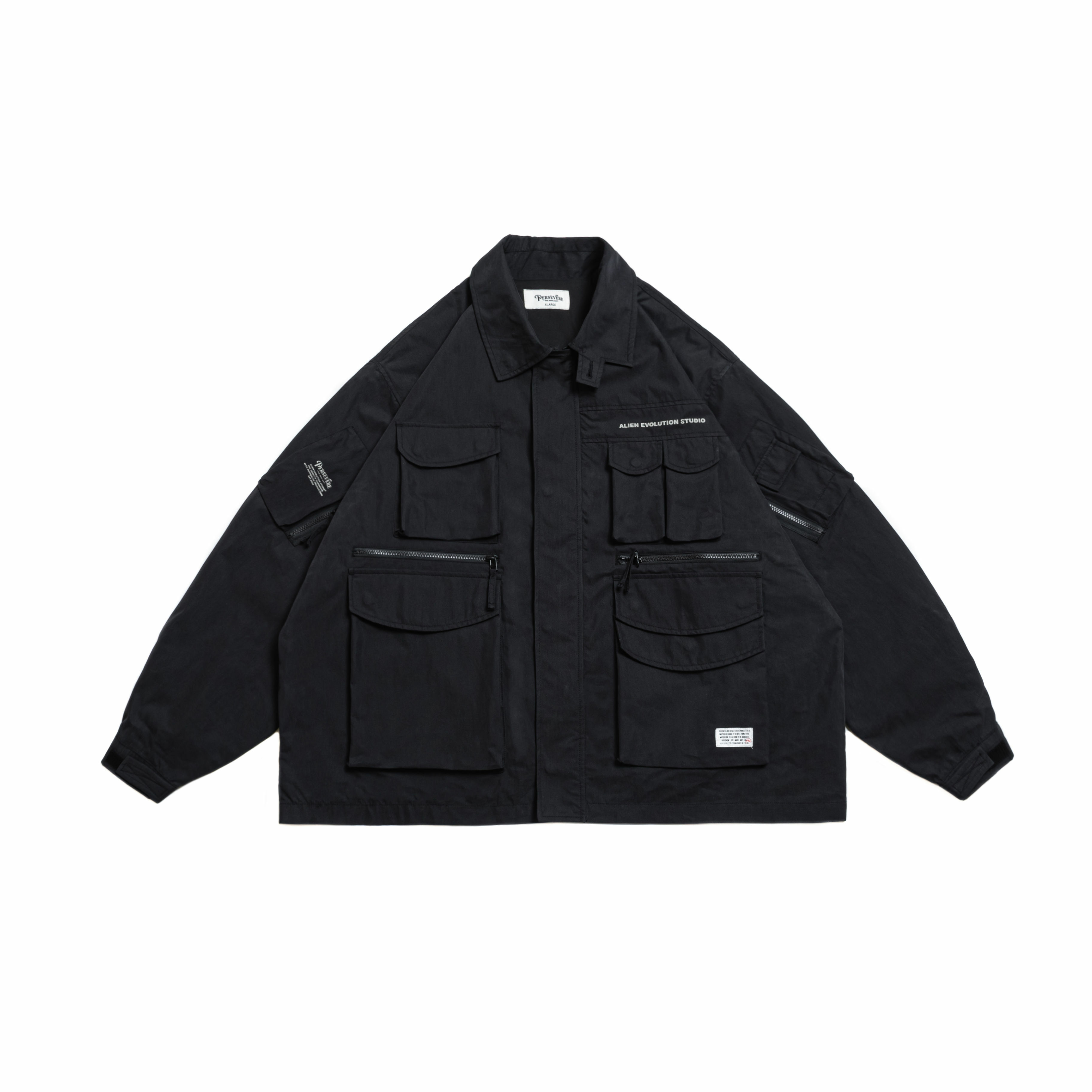 (限量商品不參與活動折扣) PERSEVERE X AES - ACROSS THIS NEW DIVIDE - STYLE 01 MULTI-POCKET 炭黑色