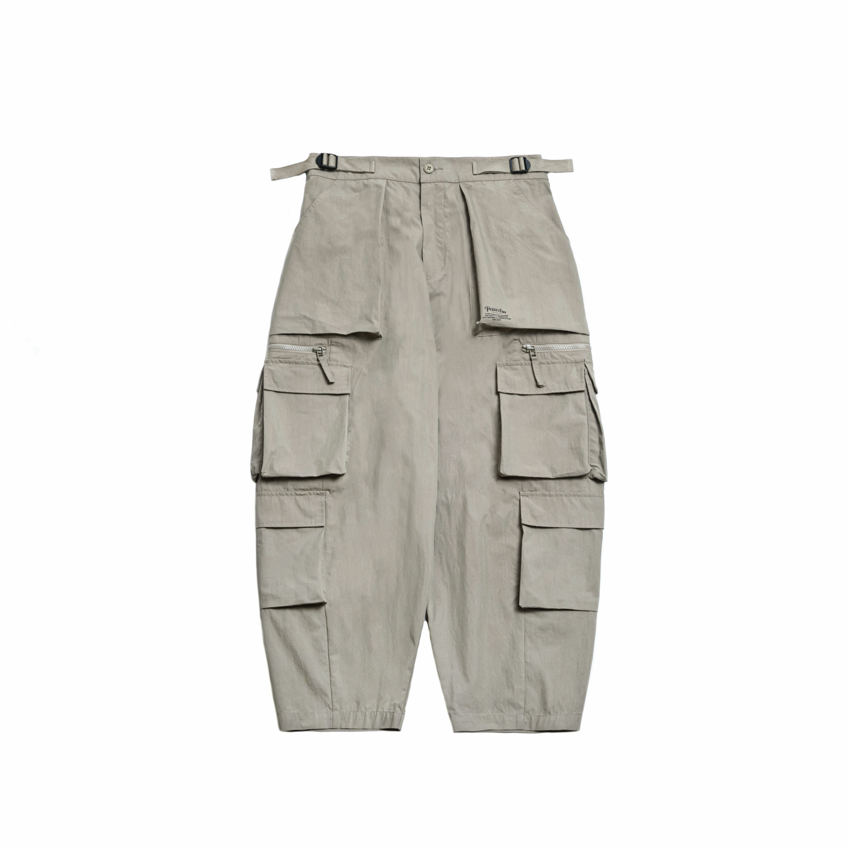 (限量商品不參與活動折扣) PERSEVERE X AES - ACROSS THIS NEW DIVIDE - STYLE 02 MULTI-POCKET UTILITY CARGO PANTS 沙灰色