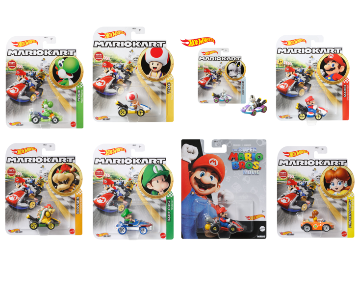 風火輪Mario Kart合金車系列 原箱8入(E箱號)