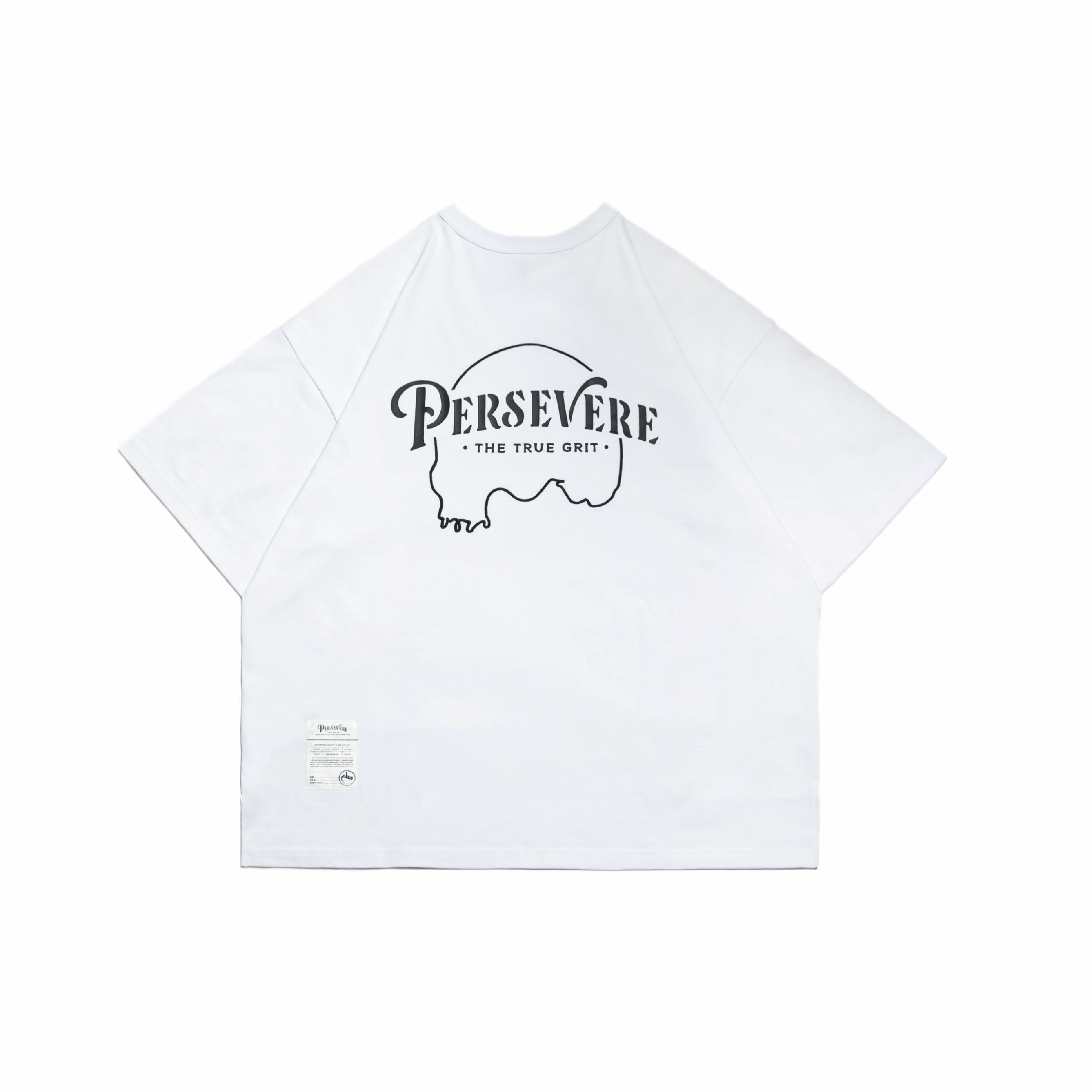 (限量商品不參與活動折扣)PERSEVERE X AES - ACROSS THIS NEW DIVIDE - STYLE 03 GRAPHIC T-SHIRT 白色款