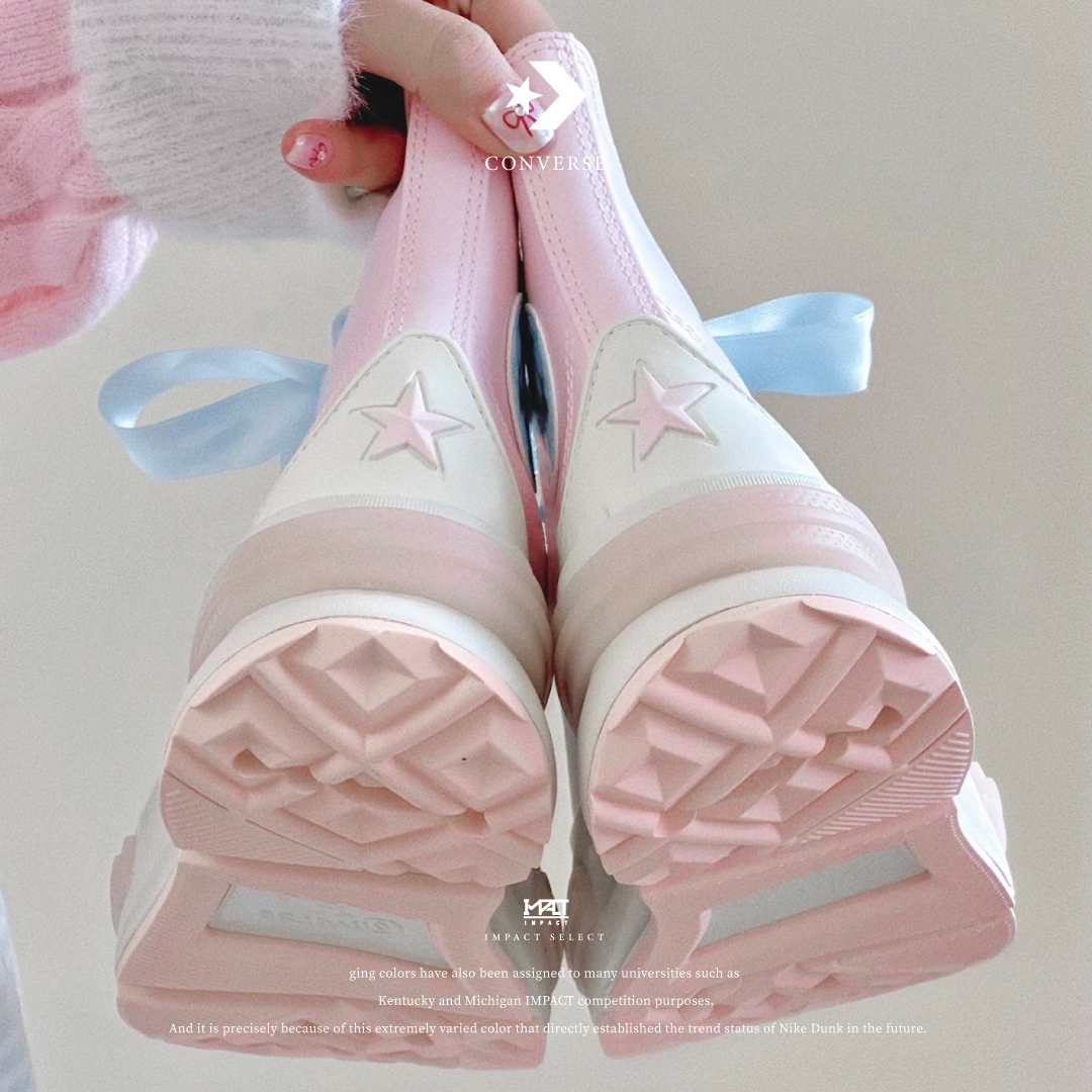 Converse Chuck Taylor 公主鞋 漸變藍粉 厚底 夾心 A09108C