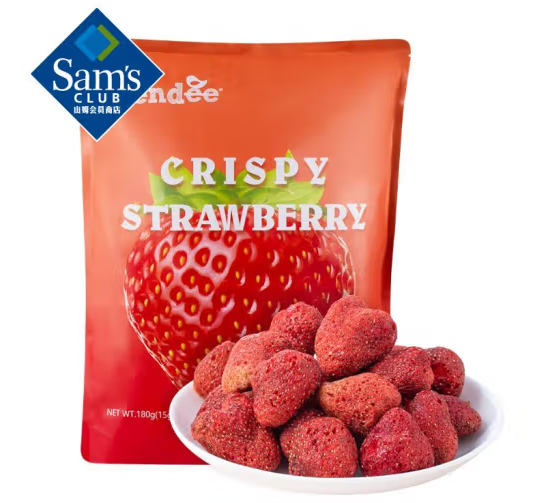 Sam's 泰國進口 脆草莓(非油炸水果脆片) 180g*1袋