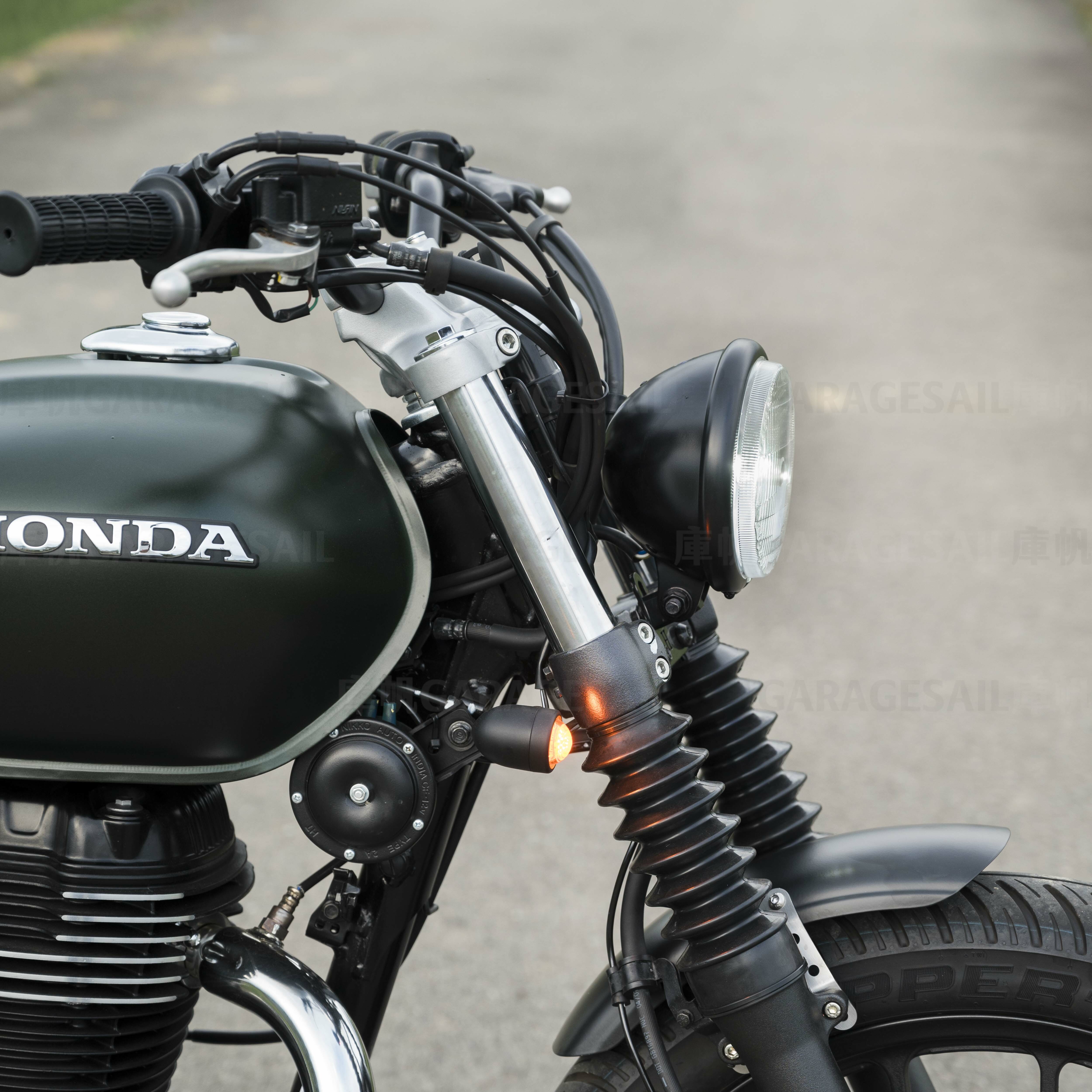 5.75吋圓 下鎖式 大燈 凸殼(美規) 消光黑