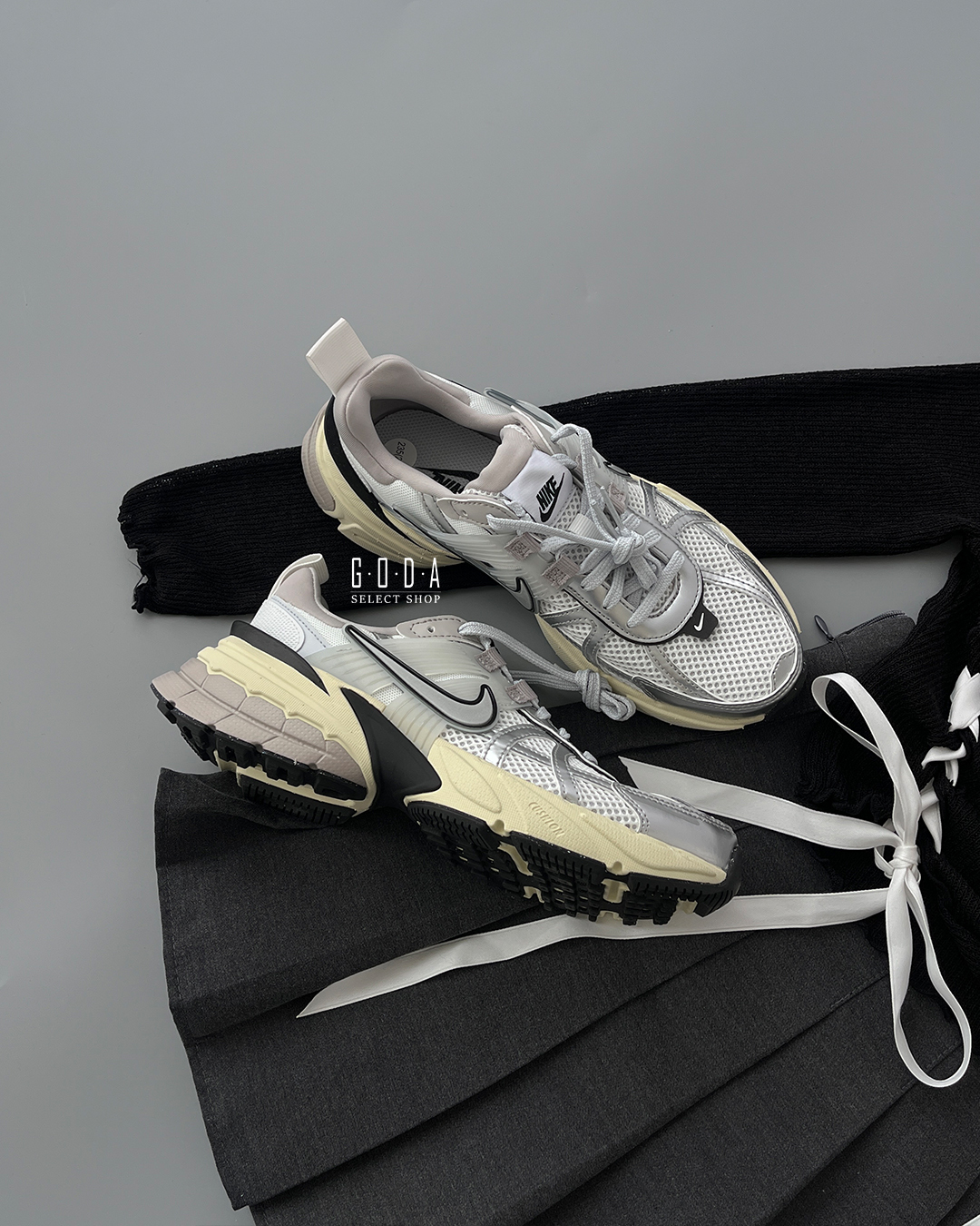 Nike V2k Run Runtekk Wmns Y2K風格 白銀 復古老爹鞋 女鞋 男女尺寸 FD0736-100