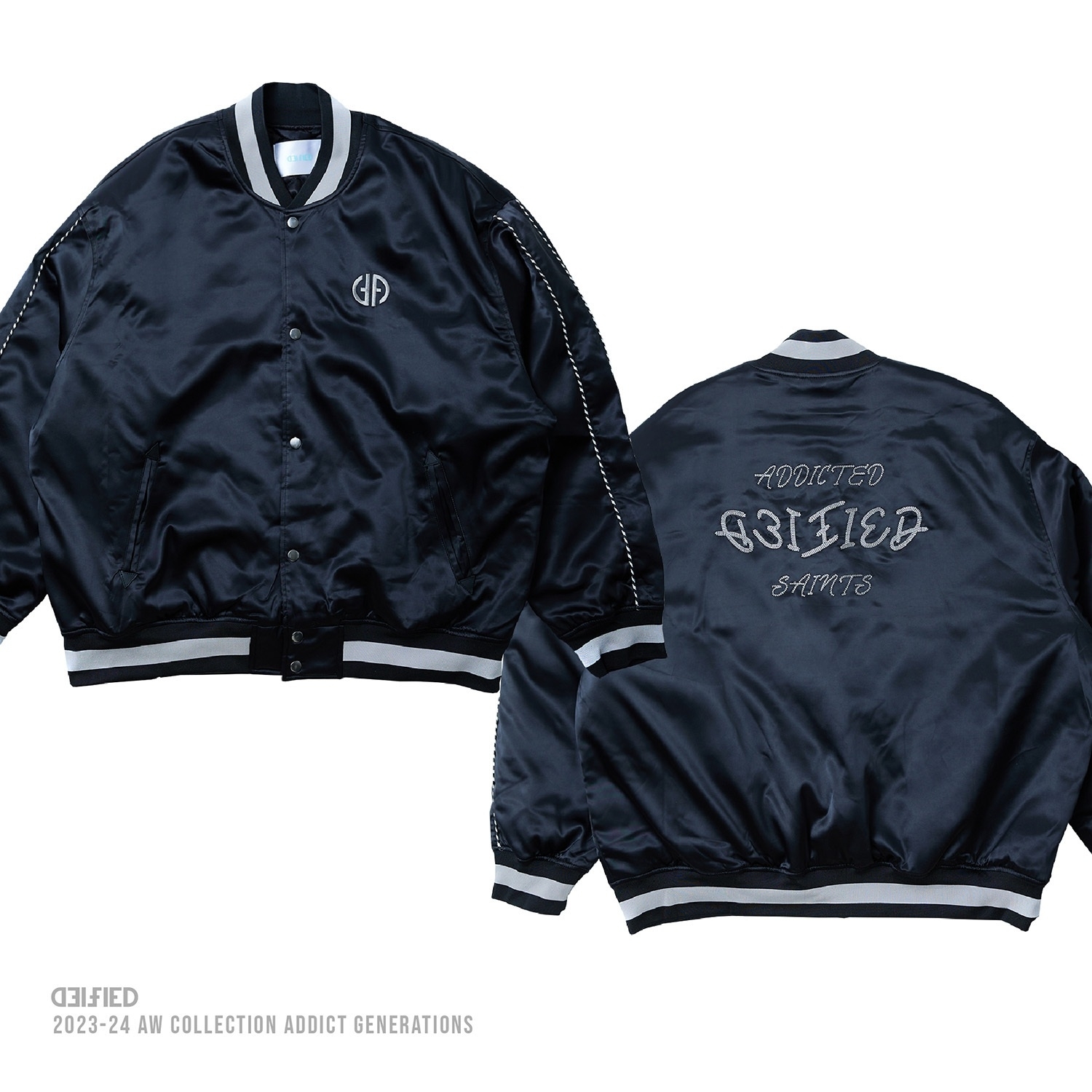 DEIFIED LOGO 刺繡字體 寬鬆版型 橫須賀外套