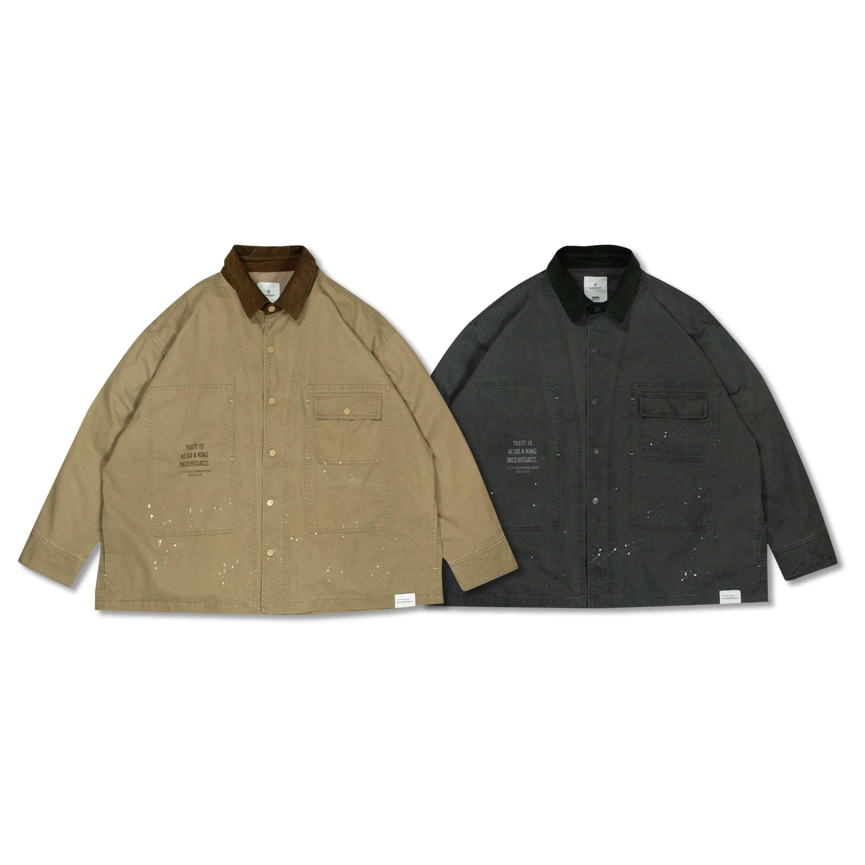 BLACK FLAG 潑漆洗舊工作外套 Splash Paint Jacket【JBF23J004】