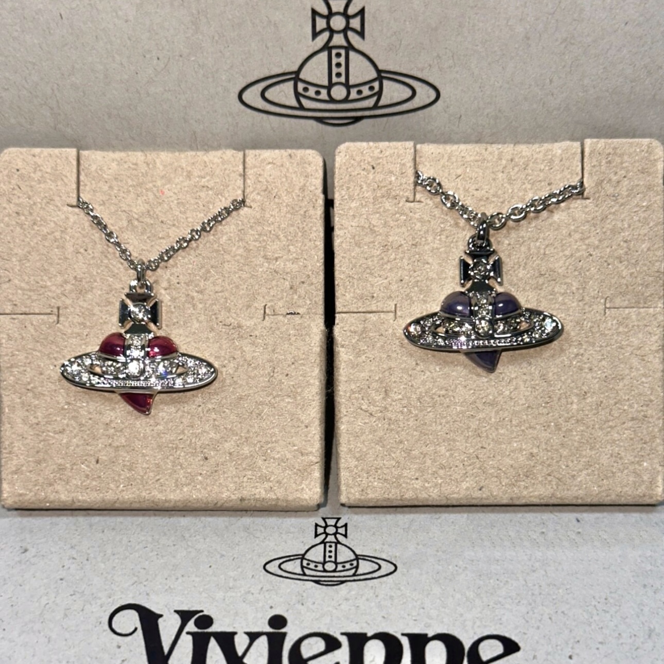 𝐈𝐍 𝐒𝐓𝐎𝐂𝐊!˼ Vivienne Westwood Diamante Heart Orb