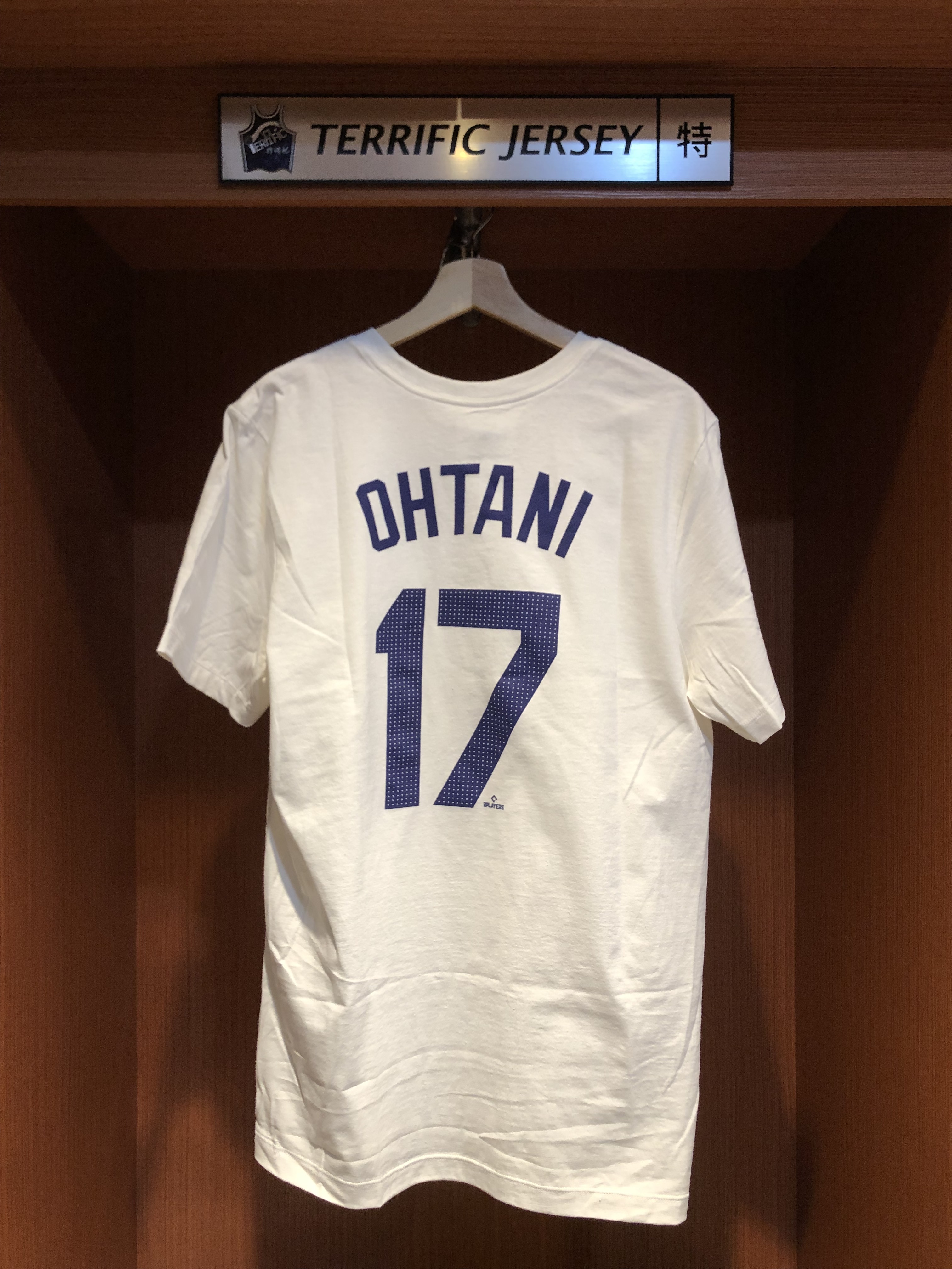 MLB短袖 Shohei Ohtani 洛杉磯道奇白 Nike Player Name Tee 棉質 短袖 全新
